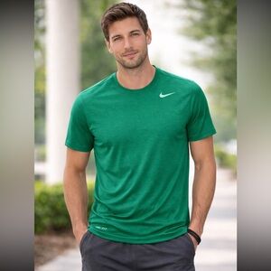 Nike Dri-FIT The Nike Tee – Green Athletic Cut – Size L